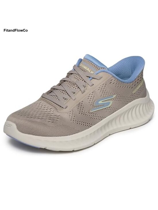 Women\'s Hands Free Slip-Ins Walking Shoes Mesh Bungee Comfort Sneakers